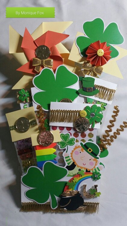St Patrick&#039;s Day loaded envelope by Monique Fox