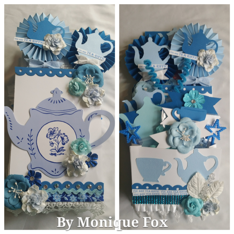 Tea loaded envelope by Monique Fox