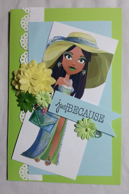Just Because card by Monique Fox