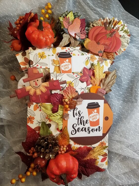 Pumpkin Spice Loaded Envelope (front) by Monique Fox