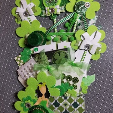 St Patrick&#039;s Day loaded envelope by Monique Fox