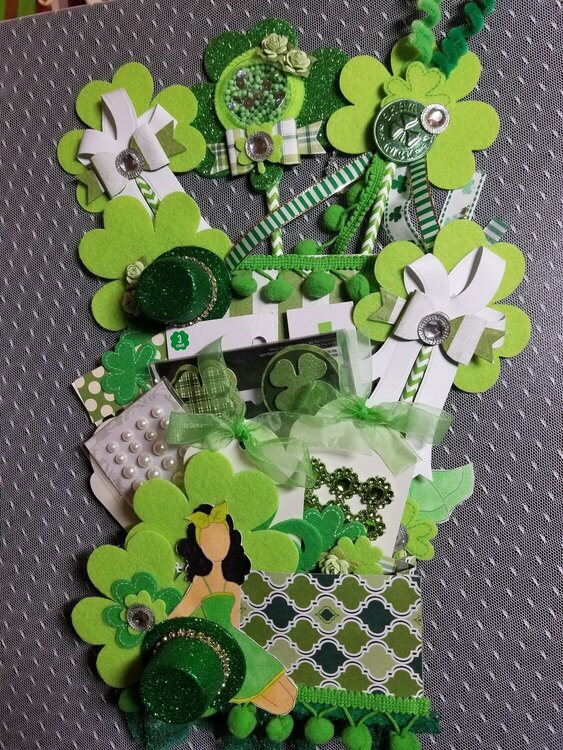 St Patrick&#039;s Day loaded envelope by Monique Fox