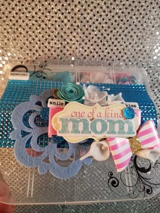 Mother&#039;s Day embellishment box by Monique Fox