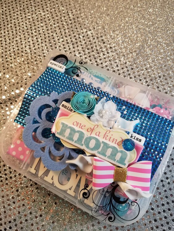 Mother&#039;s Day embellishment box by Monique Fox