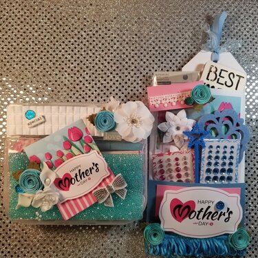 Mother&#039;s Day embellishment box and loaded envelope by Monique Fox