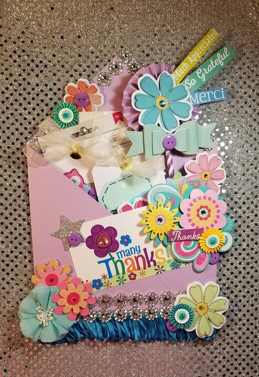 Thank you loaded envelope by Monique Fox