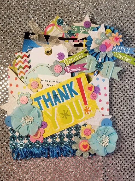 Thank you loaded envelope by Monique Fox