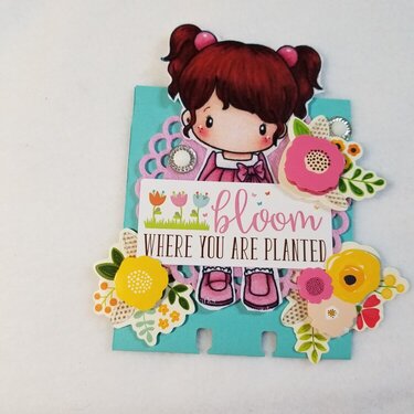 Bloom where you are planted memorydex card by Monique Nicole Fox