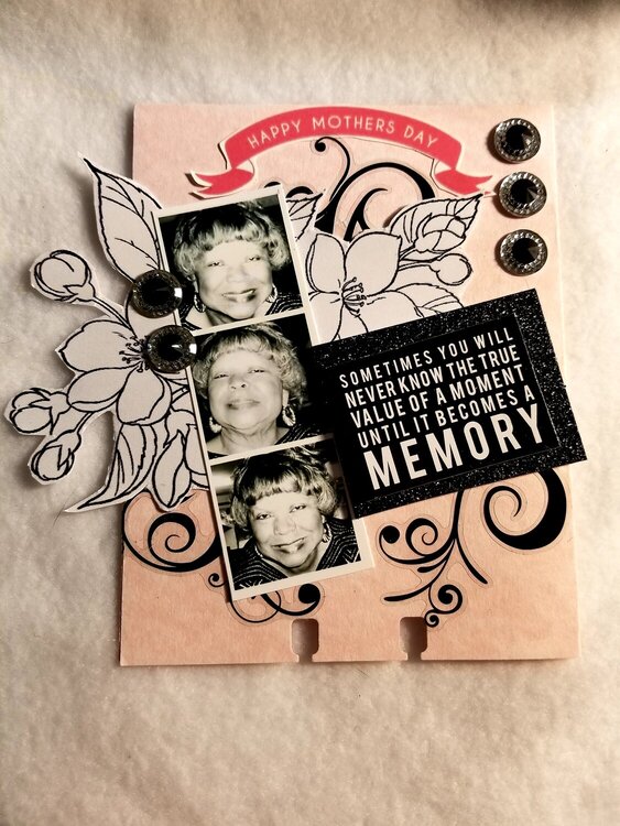 Mother&#039;s Day memorydex card by Monique Nicole Fox