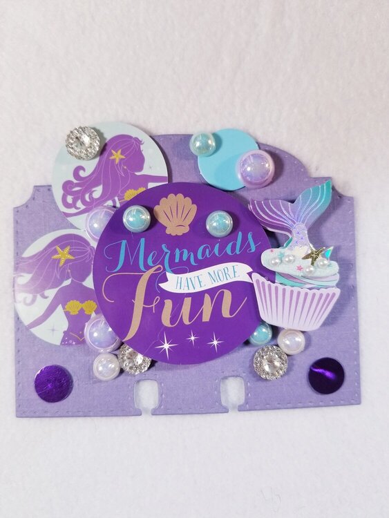 Mermaid memorydex card by Monique Nicole Fox