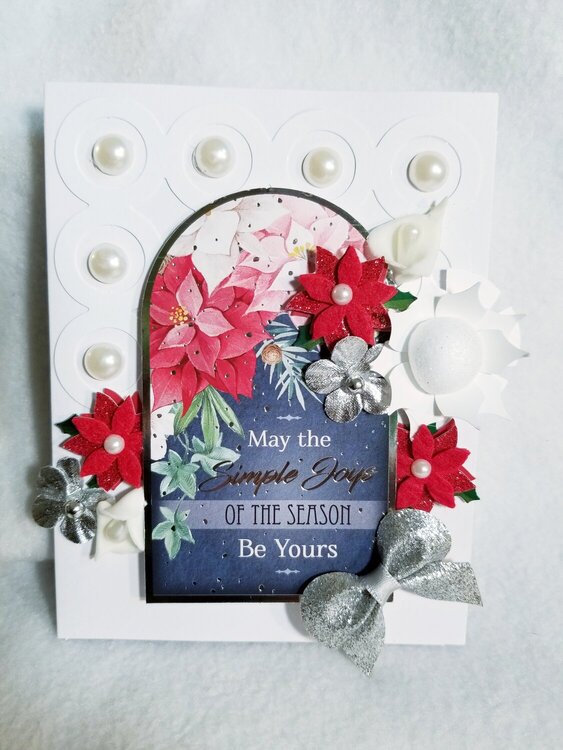 May the simple joys of the season be yours card by Monique Nicole Fox