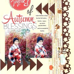 Bushel of Autumn Blessings  ***Imaginisce Sketch Challenge***