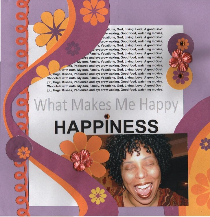 What Makes Me Happy  **Scrap Yourself**