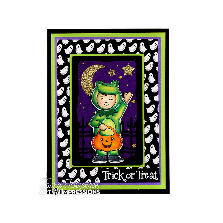 Trick or Treat - Art Impressions 5778  FB Frog Costume