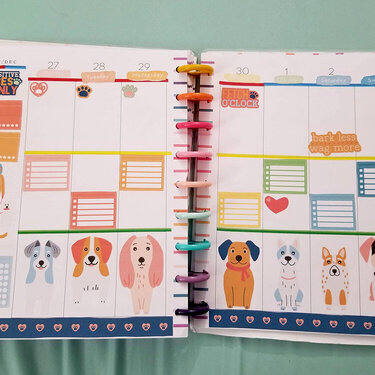 For the Love of Dogs planner