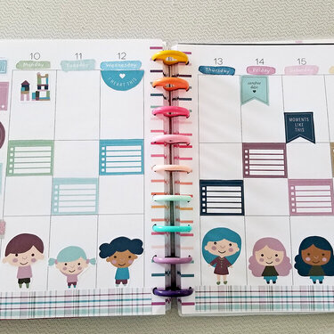 A Touch of Delight planner spread