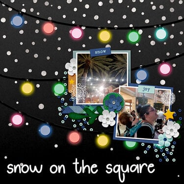 snow on the square