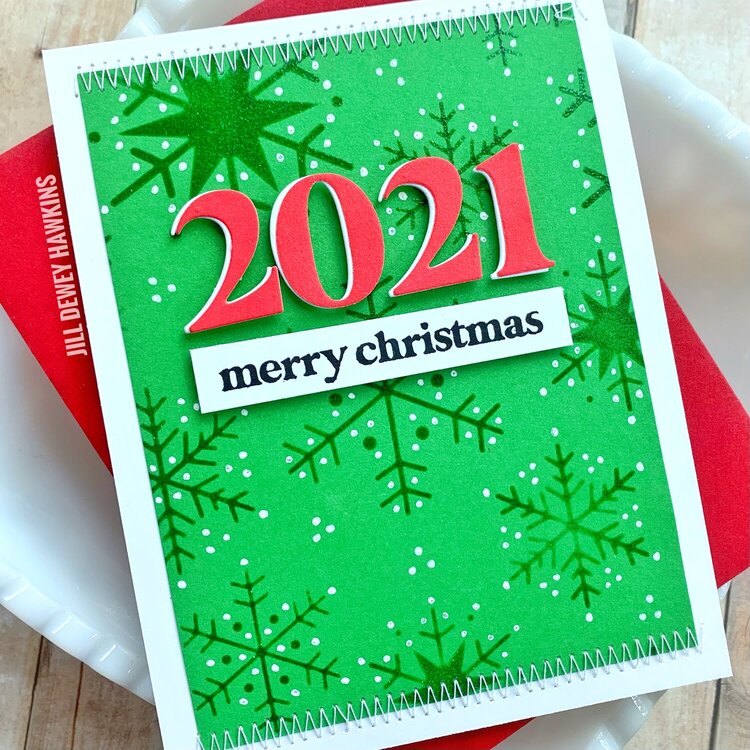 2021 Snowflake Christmas Card