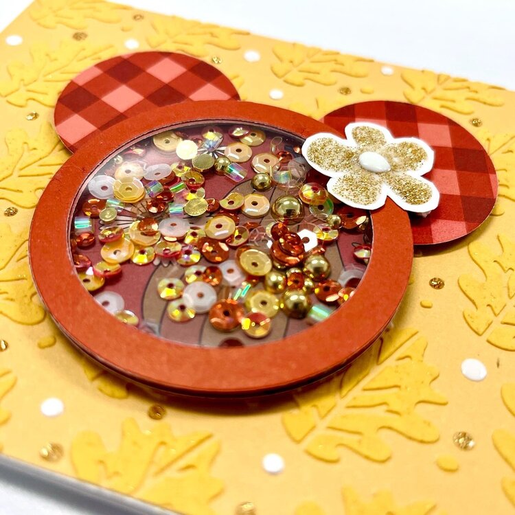 Fall Mouse Shaker Card