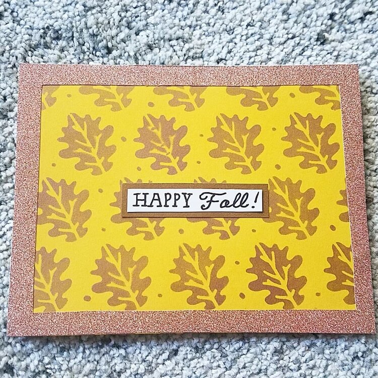 Thankful &amp; Happy Fall Cards