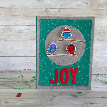 Joy Birds Christmas Card
