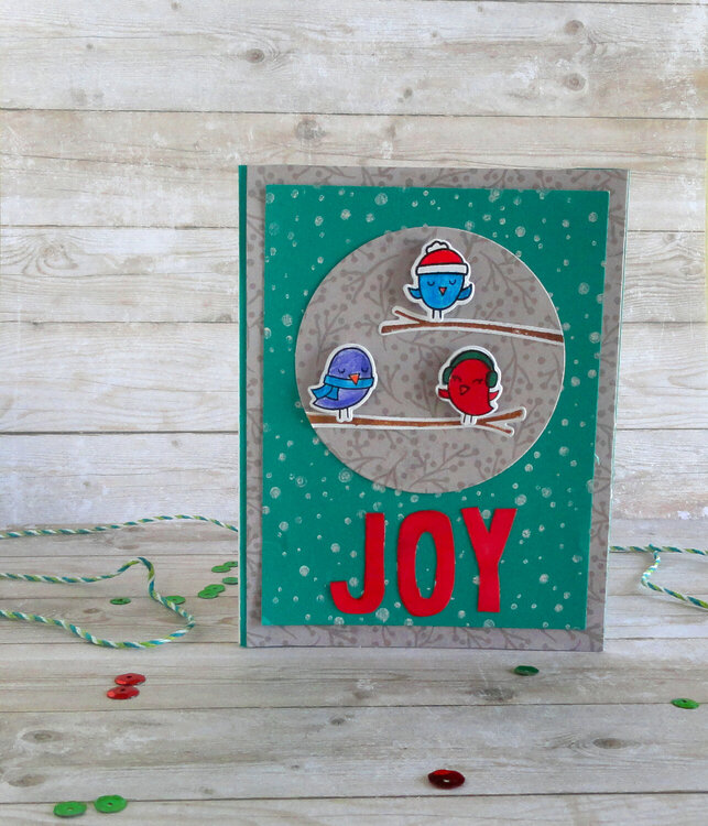 Joy Birds Christmas Card