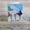 Handmade Birthday Card - Butterflies and Flowers