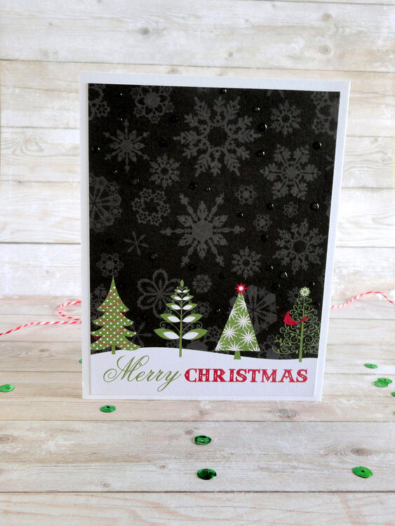 Clean and Simple Christmas Card