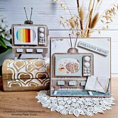 3D Vignette Retro Television 