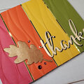 Fall Color Blocking with Hero Arts Textured Leaves Die Cuts