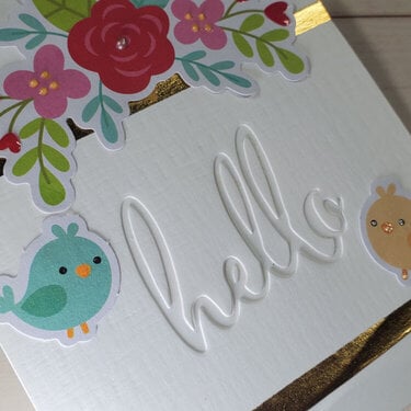 Hello Card with Love Notes Odds &amp; Ends