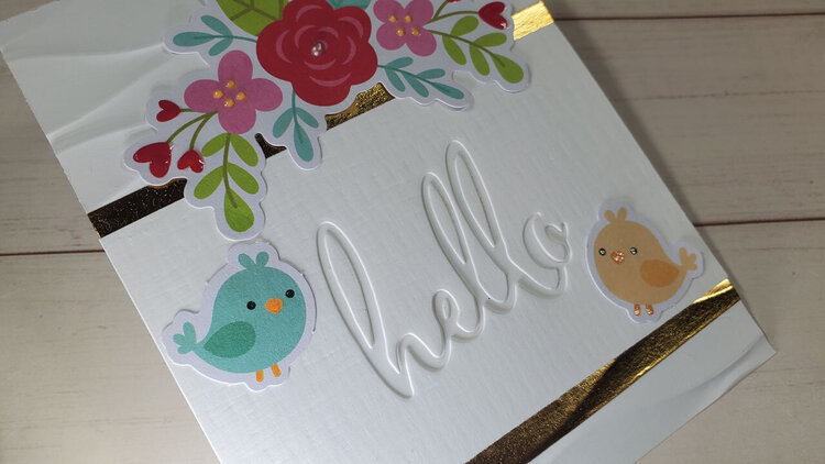 Hello Card with Love Notes Odds &amp;amp; Ends
