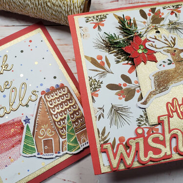 Christmas Cards with Spellbinders Winter Wonderland