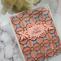 Geometric Flower Design with Spellbinders and Gelatos