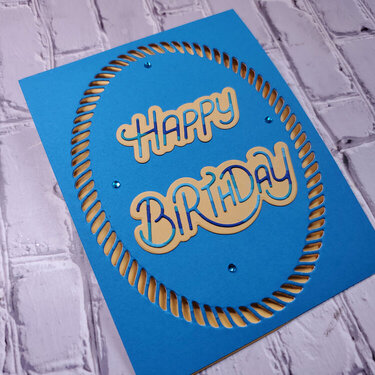 Stylized Happy Birthday Card