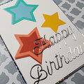 Happy Birthday Star Card