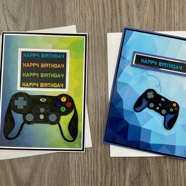 Gamer birthday cards