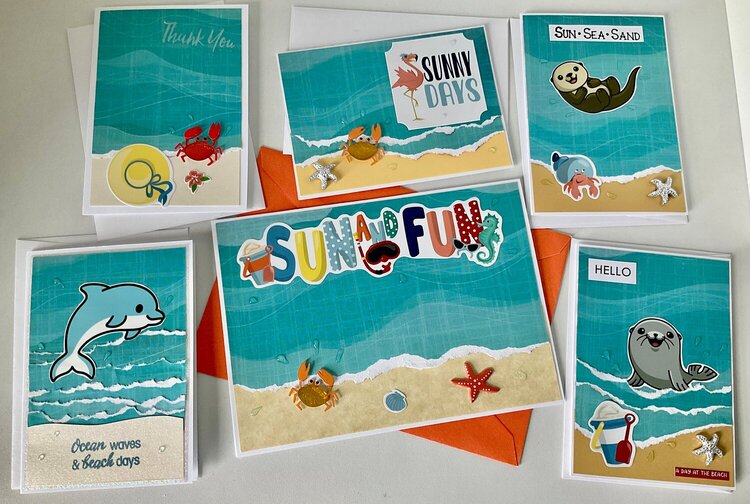 Summer Beach cards