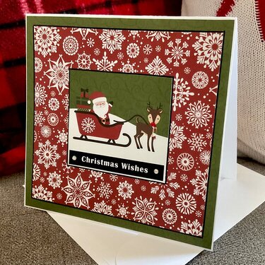 Square Santa card