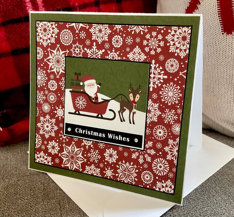 Square Santa card