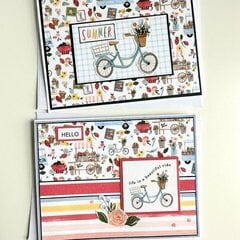 Summer bicycle cards