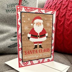 Mini Santa card