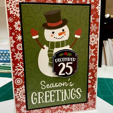 Snowman card