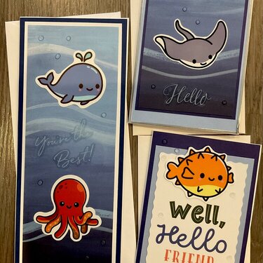 Under the Sea cards