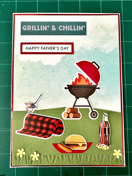 BBQ Fathers Day card