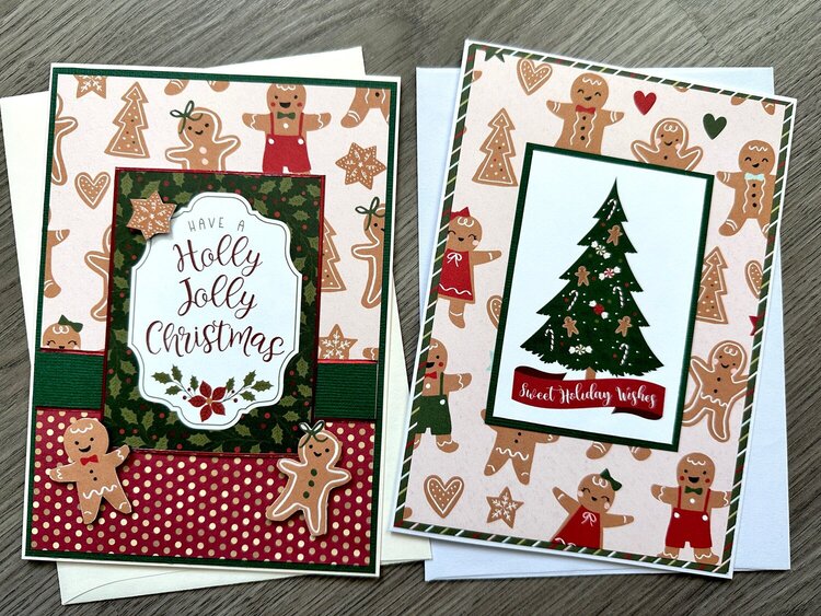 Gingerbread Christmas cards