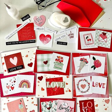 Mini valentine cards