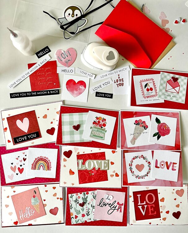 Mini valentine cards