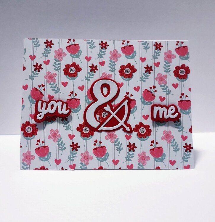 You &amp; Me Valentine Card