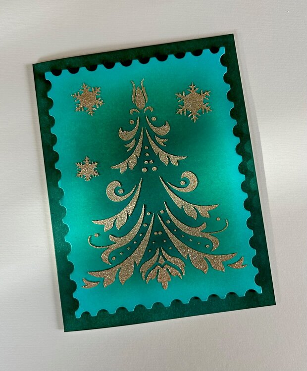 Simple Christmas Tree card